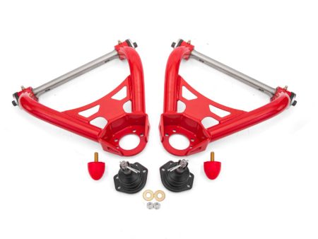 BMR 64-72 A-Body Non-Adj Upper A-Arms (Polyurethane) - Red Online