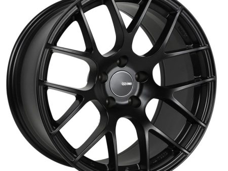 Enkei Raijin 18x8 32mm Offset 5x120 Bolt Pattern 72.6 Bore Diamter Matte Black Wheel on Sale