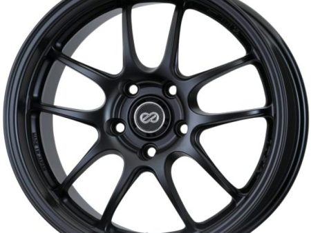 Enkei PF01 17x7 4x100 38mm Offset 75mm Bore Diameter Matte Black Wheel **SPECIAL ORDER** For Discount