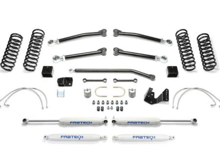 Fabtech 07-18 Jeep JK 4-Door 3in Trail Ii w Perf Shocks Online now