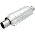 MagnaFlow Catalytic Converter 2 in Inlet 2 in Outlet 11 in Length SS For Cheap