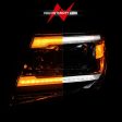 ANZO 09-20 Nissan Frontier Chrome Projector Plank Style DRL w  Switchback & Sequential LED DRL Supply