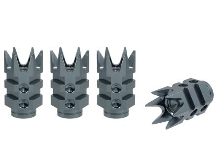 SPIKE MUZZLE BRAKE (DOOR BREACHER STYLE) LUG NUT CAPS Supply